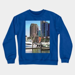 Jersey City NJ - Boat Pennants Crewneck Sweatshirt